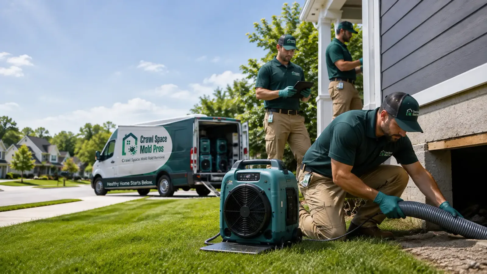 Crawl Space Mold Removal in Chappaqua, NY